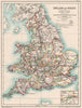 TUDOR BRITAIN. England Wales 1654. Parliamentary representation 1654 1902 map