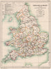ENGLAND & WALES < 1832. Parliamentary representation pre reform bill 1902 map