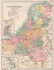 SPANISH NETHERLANDS.Unified Charles V 1543.Maaslands 1783 Antwerp 1584 1902 map