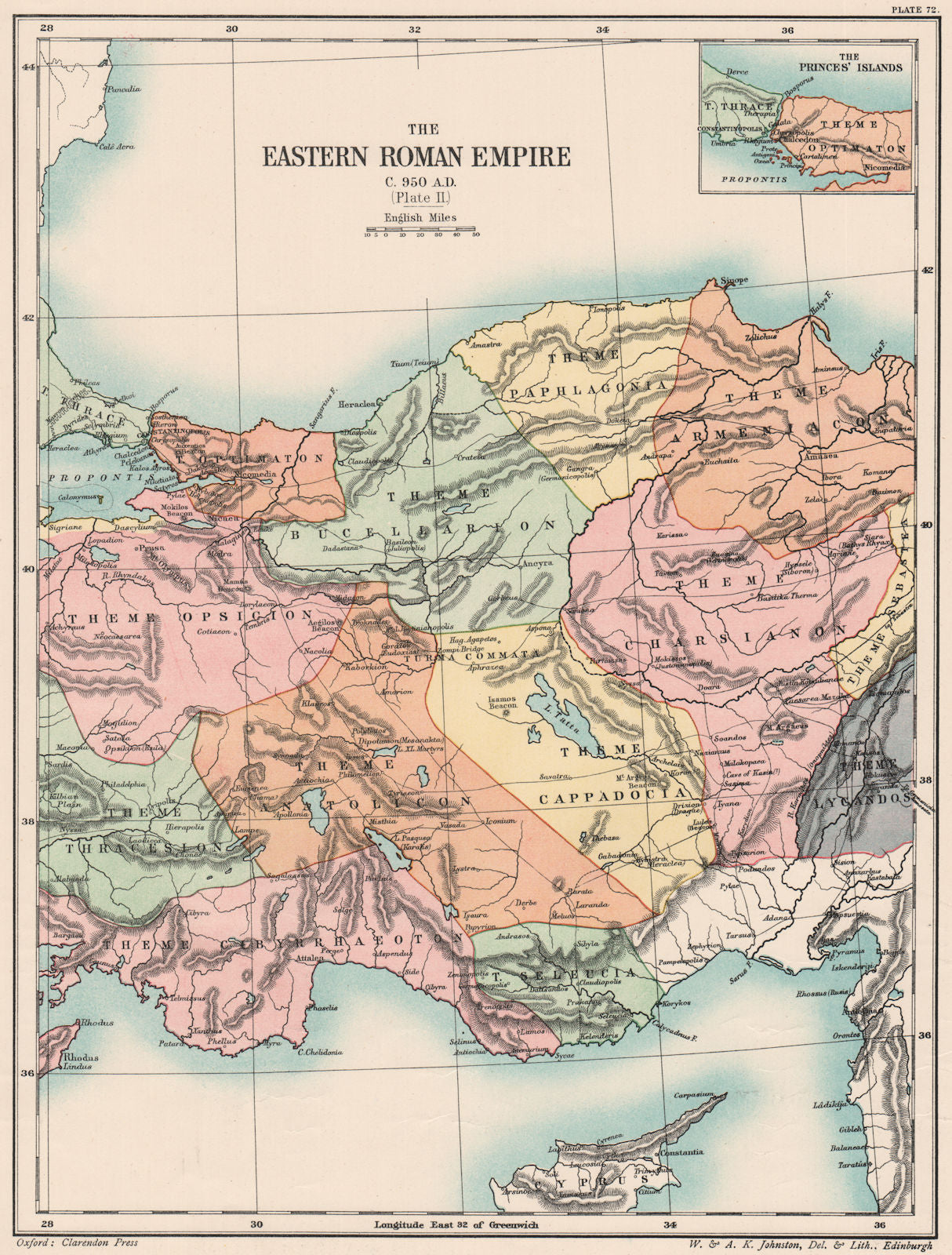 EASTERN ROMAN EMPIRE C950 AD.Byzantine Empire.Plate 2.Asia Minor Turkey ...