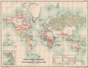 EUROPEAN COLONIES/DEPENDENCIES. World from 1815-1897. 19th Century 1902 map