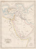 ANCIENT WORLD.Géographie des Hébreux.Geography of the Jews.MALTE-BRUN c1846 map