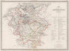 GERMANY. Confédération Germanique. Outline colour. MALTE-BRUN c1846 old map