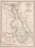 NE AFRICA. Egypte Nubie Nubia Abyssinie. Egypt Abyssinia. MALTE-BRUN c1846 map