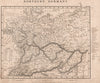 NORTHERN GERMANY. States. Free Cities. Switzerland Austria. ARROWSMITH 1828 map