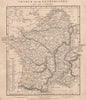 FRANCE & BENELUX. Netherlands, with a part of Switzerland. ARROWSMITH 1828 map