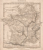 ANCIENT FRANCE. Gallia. Roman. Lugdunensis Narbonensis. ARROWSMITH 1828 map