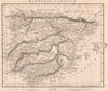ANCIENT IBERIA. Hispania. Spain Portugal. Lusitania Baetica. ARROWSMITH 1828 map