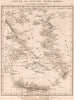 ANCIENT GREECE & AEGEAN. Creta et Insulae Aegaei Maris. ARROWSMITH 1828 map