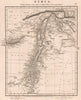 ANCIENT SYRIA. Levant. Cyprus Palaestina Jordan Judaea. ARROWSMITH 1828 map
