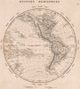 AMERICAS. Western Hemisphere. Polynesia Caribbean. ARROWSMITH 1828 old map