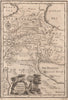 A MAP OF THE TERRESTRIAL PARADISE. Middle East. Bible. Eden. HINTON 1752