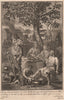 BIBLE. Genesis 18.14 Is any thing too hard for the Lord? 1752 old print