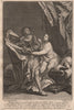 BIBLE. Genesis 39.8-9 He refus'd, and said unto his master's wife 1752 print