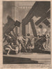 BIBLE. Judges 16.30 Samson said, let me die with the Philistines 1752 print
