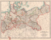 GERMAN EMPIRE NORTH. Prussia &c. Railways Canals. JOHNSTON 1906 old map