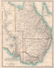 EASTERN AUSTRALIA. South Australia NSW Victoria Queensland NT. JOHNSTON 1906 map