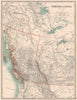 CANADA WEST. BC AB Athabasca SK Assiniboia Yukon Mackenzie. JOHNSTON 1906 map
