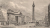 DUBLIN. Sackville Street, Irleland 1882 old antique vintage print picture