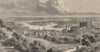 PRESSBURG (BRATISLAVA) . view of the Danube Valley. Slovakia 1882 old print