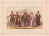 CAUCASUS. Georgian Circassian Armenian Races. Kahatia Anapa Grelendjik 1882