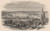 CONSTANTINOPLE (ISTANBUL) . View of the city. Turkey 1882 old antique print