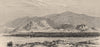 GREECE. Athens and Mount Hymettus, from Mount St. Elias 1882 old antique print