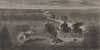 RUSSIA. Crossing the Marsh in the Steppe of Baraba 1882 old antique print