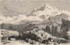 HIMALAYAS.Gaurisankar or Mount Everest the highest mountain on Earth(sic) 1882