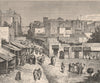 MOROCCO. Street in Tangier 1882 old antique vintage print picture