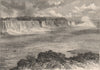 NIAGARA FALLS. General view from the Canadian side. Canada 1882 old print