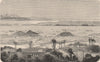 BRAZIL. Rio de Janeiro 1882 old antique vintage print picture