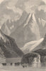 TIERRA DEL FUEGO. Conical peaks of Admiralty Strait. Chile 1882 old print