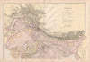 BRITISH INDIA NORTH. Shows railways actual & planned.Independent states 1882 map