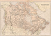 CANADA. Br. North America. Planned shipping route Liverpool-Port Nelson 1882 map
