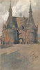 MALINES (MECHELEN) . Porte de Bruxelles. Belgium 1916 old antique print