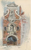 YPRES. No. 4, Rue de Dixmude (Diksmuide) . Belgium 1916 old antique print