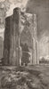 NIEUWPOORT. The Tower of the Templars. Belgium 1916 old antique print picture