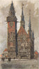 ALOST (AALST) . The Town Hall. Belgium 1916 old antique vintage print picture