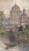 MALINES (MECHELEN) . The Church of Our Lady of Hanswijk. Belgium 1916 print