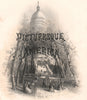 WASHINGTON DC. Picturesque America title page volume 2. Capitol 1874 old print