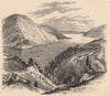 NEW YORK STATE. Anthony's Nose, from the Western Shore. Hudson 1874 old print