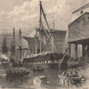 PHILADELPHIA. Navy-Yard. Pennsylvania 1874 old antique vintage print picture