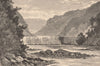 NEW JERSEY. Breakwater, Ramapo 1874 old antique vintage print picture
