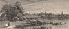 HARTFORD. View from east side of the river. Connecticut 1874 old antique print