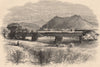 VERMONT. White-River Junction 1874 old antique vintage print picture