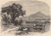 VERMONT. Moose Hillock, from Newbury Meadows 1874 old antique print picture