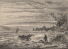 MARYLAND. Scene on the Patapsco 1874 old antique vintage print picture