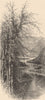 PENNSYLVANIA. Windings of the Juniata, near Perryville 1874 old antique print