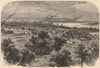 LOUISVILLE. View from the blind Asylum. Kentucky 1874 old antique print